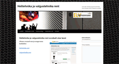 Desktop Screenshot of helitehnikarent.soundserv.ee