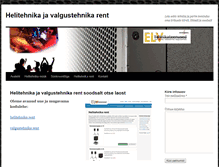 Tablet Screenshot of helitehnikarent.soundserv.ee